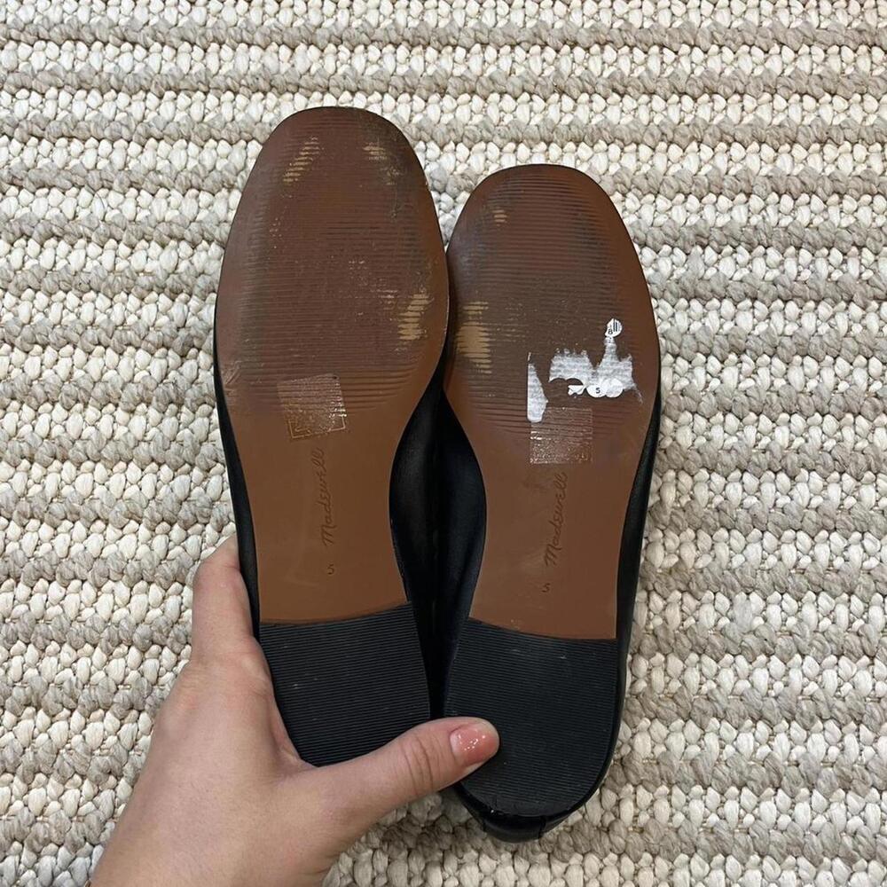 SOLD!! Madewell The Greta Ballet Flat in Black - Picture 6 of 6
